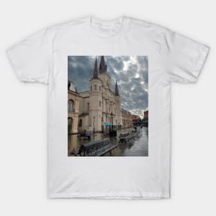 St Louis Cathedral after the Rain T-Shirt